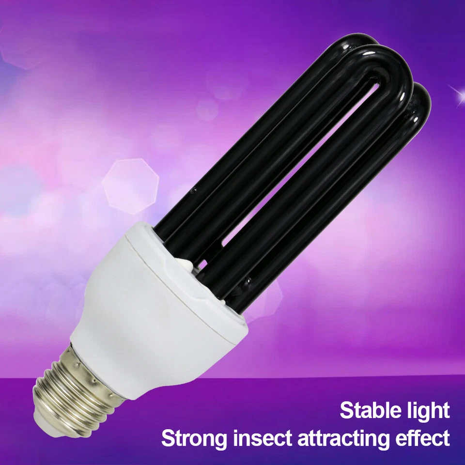 1/2/5/10PCS AC 110/220V 40W UV Light E27 Ultraviolet Lamp Blacklight 365nm Bulb - Image 3 of 4