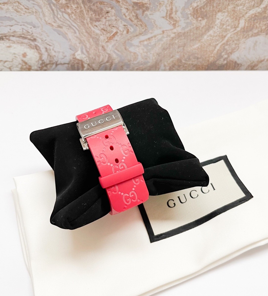 Gucci Grammy Limited Edition Rubber Stainless Steel Red GG