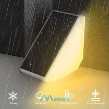 1Pcs Solar Deck Lights 14LED Outdoor Garden Path Pathway Stairs Step Fence Lamp