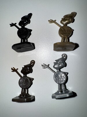 CXR Marx Magic Marxie Figures. Set Of Four Made In About 2000. One Inch Tall
