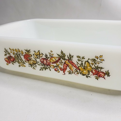 Vintage Fire King Spice of Life Casserole Baking Dish Anchor Hocking - Picture 2 of 6