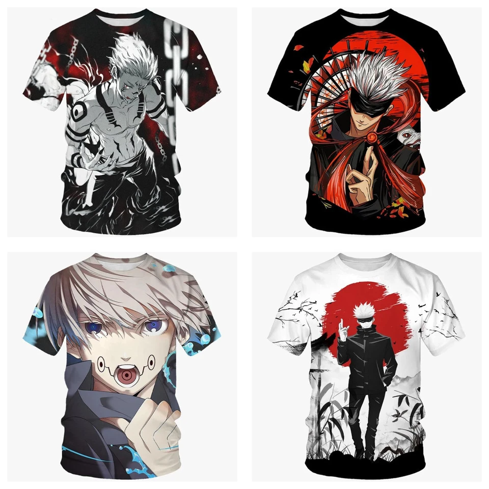 Jujutsu Kaisen Satoru Gojo 3D T-Shirt l Anime Shirt – Fan Merch Cosplay Shirt