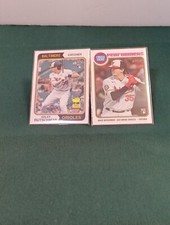 Lot Of 2 2023 Topps Heritage Adley Rutschman RC ( 1 Base Gold Cup & NAP Insert. 