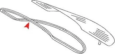 Sello de cristal trasero para Mercedes-Benz 380SEL 1981-1983 EURO 1982 1983 Foto 2 de 2