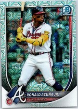 #21 Ronald Acuna Jr., Atlanta Braves 2025 Bowman MEGA/MOJO Chrome