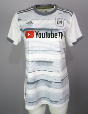 adidas Los Angeles Lafc 2019 Away Soccer Jersey White Grey Dp3977