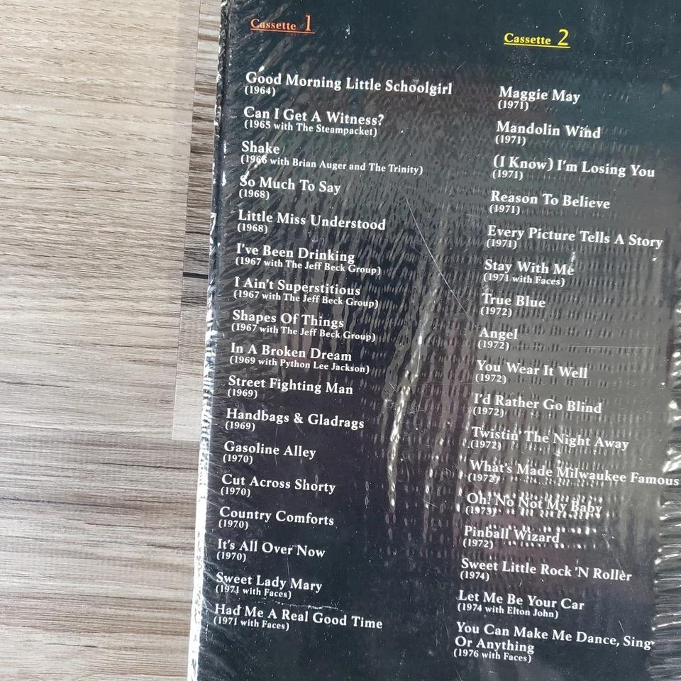 Rod Stewart Storyteller The Complete Anthology 4 Cassette Set NIB FLAWED - Image 4 of 4