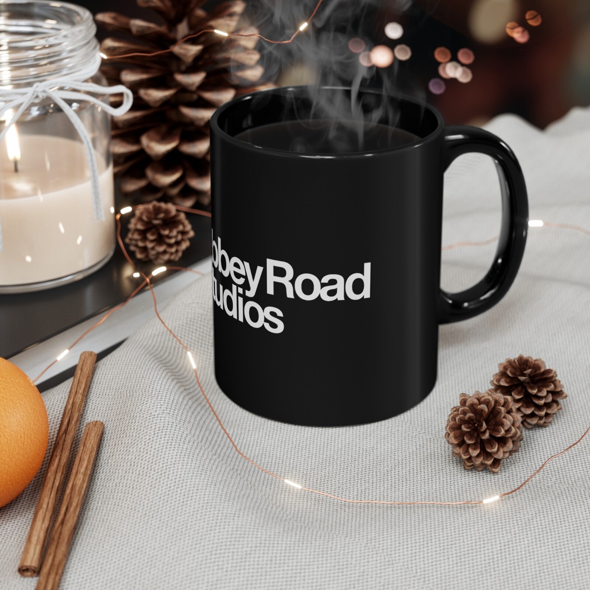 Abbey Road Studios 11oz Coffee Tea Black Mug