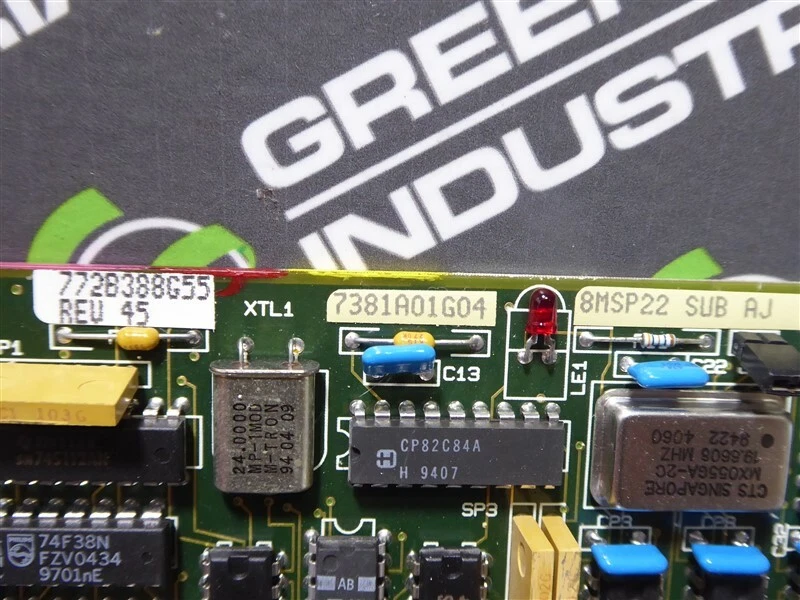 USED Westinghouse 7381A01G04 Ovation Batch Processor Board 8MSP8 Sub AJ / 45 - Image 3 of 4