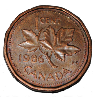 カナディアンカンパニー　1986年 Canada 1986 1 Cent Copper One Canadian Penny Coin | eBay