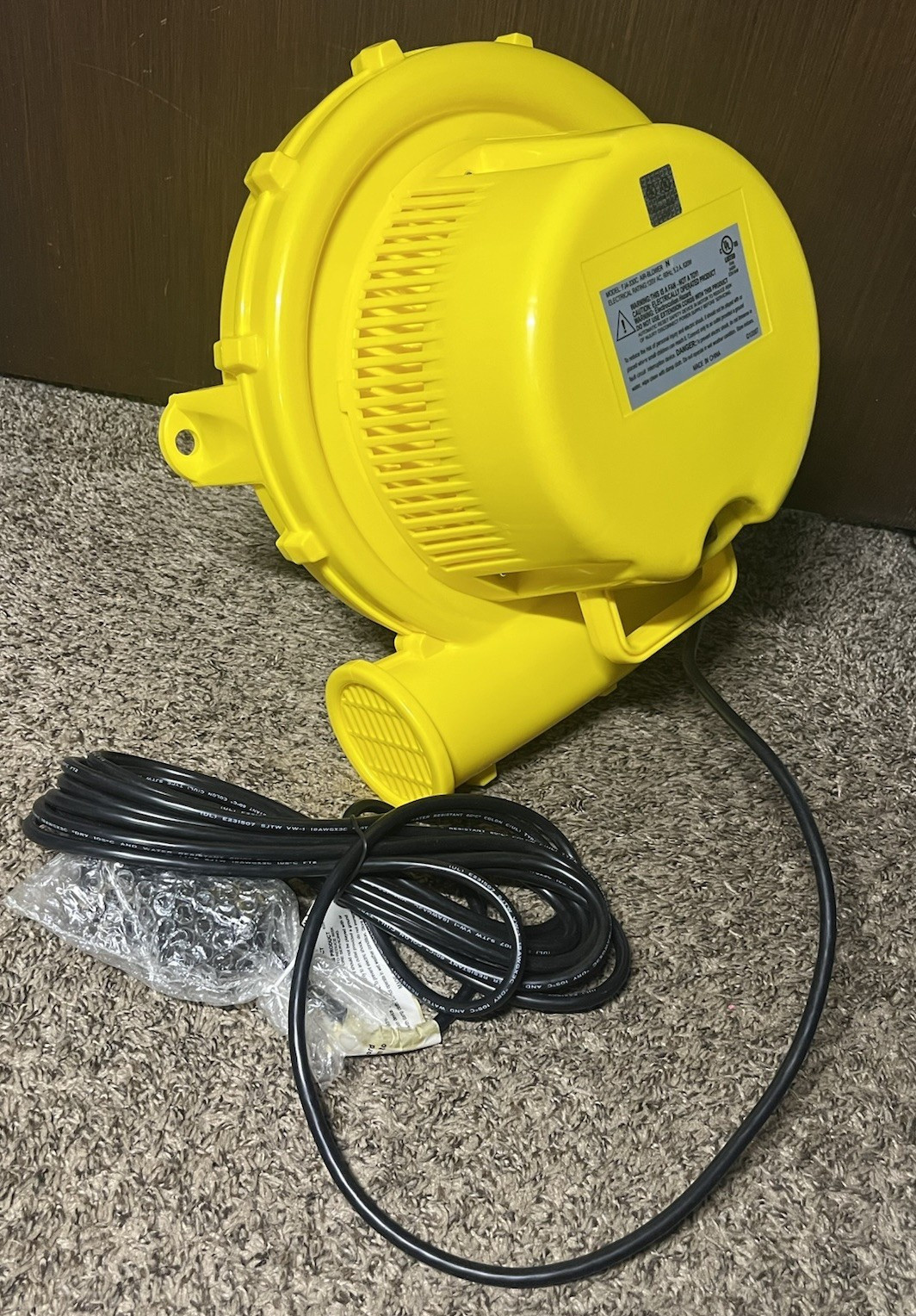 NEW Sportcraft Air Blower Inflatable Bounce House Air Pump Blower Fan with Box