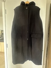 Studio Nicholson Sleeveless Hooded Wool Coat