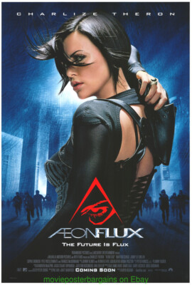 CHARLIZE THERON AEON FLUX MOVIE POSTER 27x40 + UNDERWORLD EVOLUTION & ELEKTRA