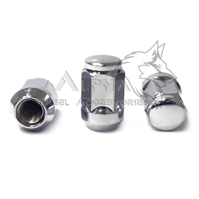 20-Piece 7/16-20 Chrome Bulge Acorn Lug Nuts - For Chevy Caprice, Impala, El Camino (Conical Seat) 6 thumbnail image