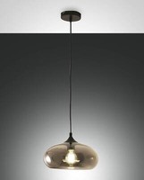 Fabas Luce Pendelleuchte Ela E27 Ø270Mm Grau