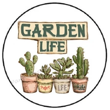GARDEN LIFE ENVELOPE SEALS LABELS STICKERS PARTY FAVORS