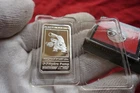 Pokemon 1/2 Oz Blastoise .999 Pure Silver Art Bar {Proof}  Rare Trading Card S/N