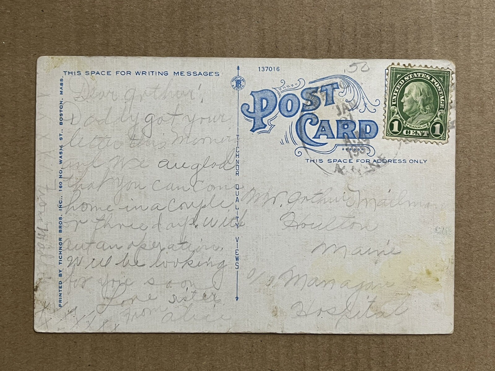 Postcard Fishing Comic Humor Cartoon Fish Story Had In Frying Pan After