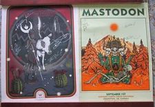 Two Mastodon Signed Tour Posters Silkscreened Limited Edition