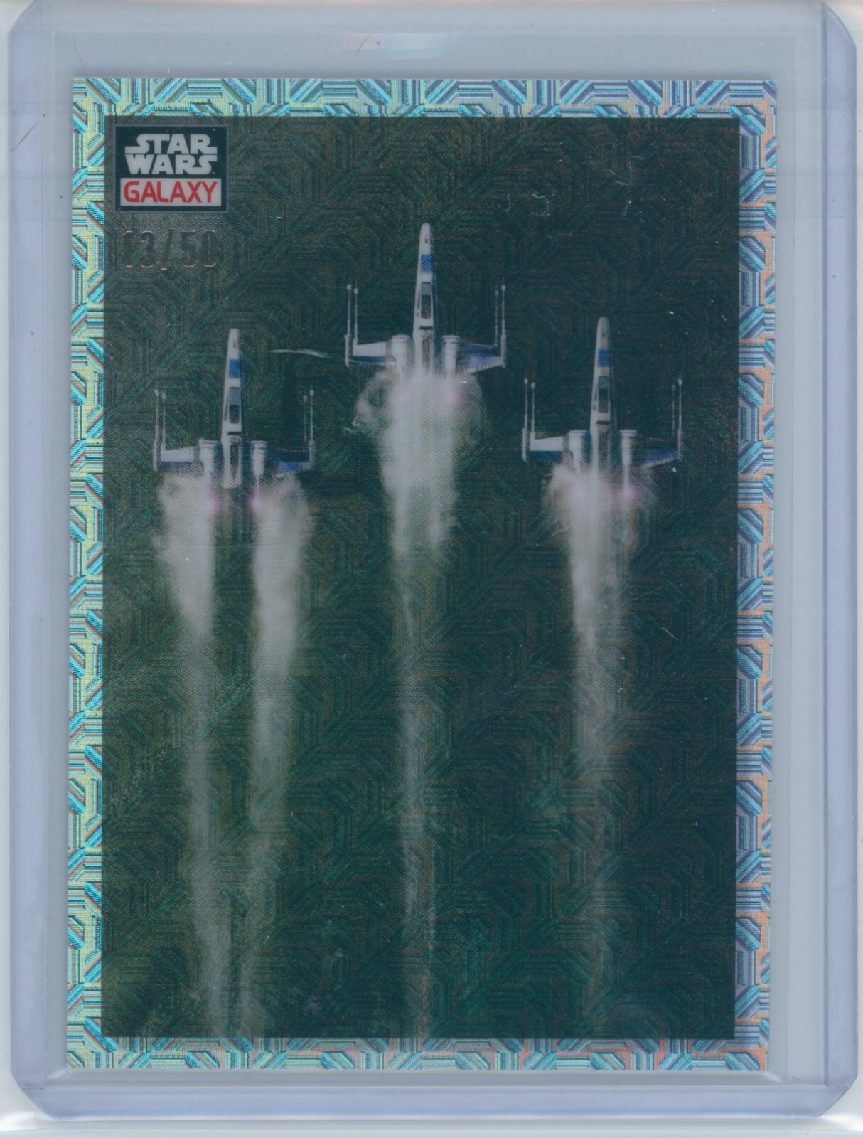 2023 X-Wings Topps Chrome Star Wars Galaxy Mojo Refractor 13/50 #89