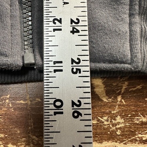 Nike Big Swoosh Y2K Hoodie Herren M Medium schwarz grau neongrün durchgehender Reißverschluss rotes Etikett 90er - Bild 6 von 9