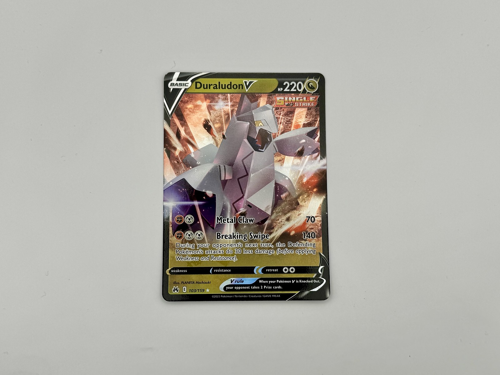 Duraludon V 103/159 - Ultra Rare - Crown Zenith NM