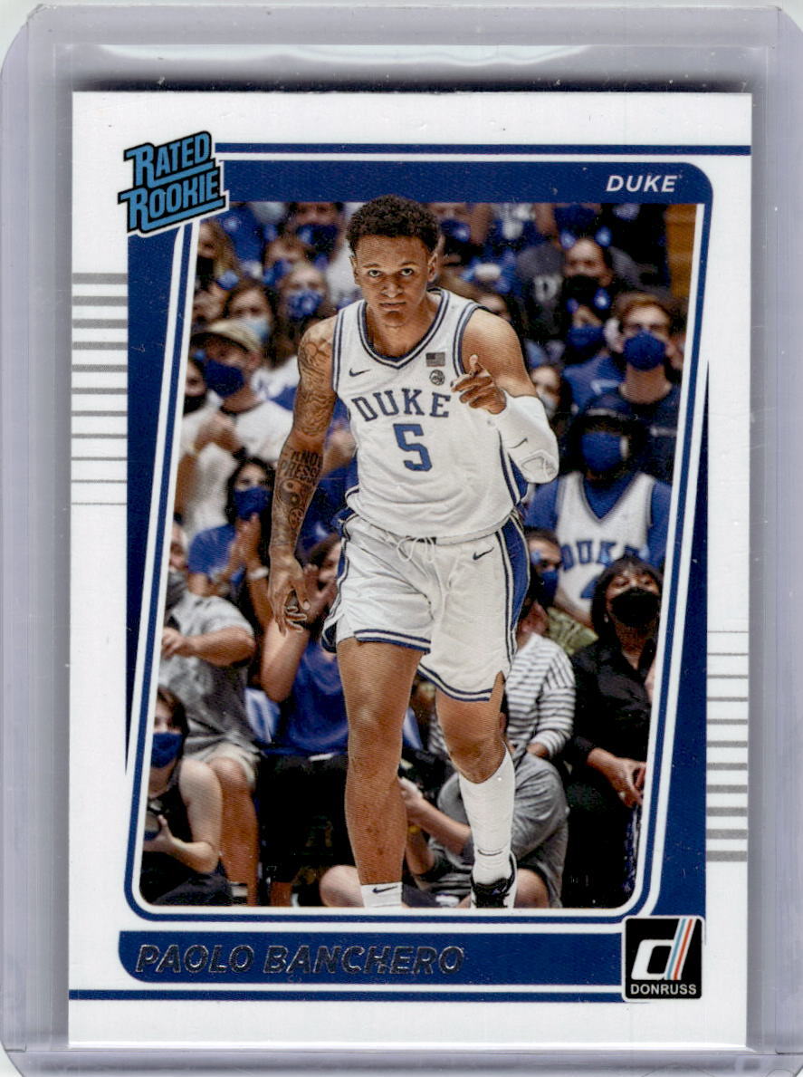 2022 Panini Chronicles Draft Picks #2 Paolo Banchero Donruss Rated Rookies