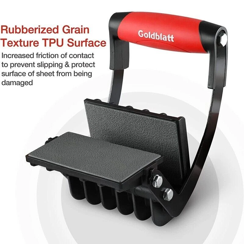 2PCS Panel Carrier Plywood Lifting Tool Drywall Carrying Tool Soft-Grip for Wood - Image 3 of 4