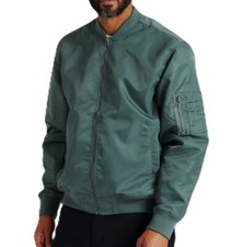 BRIXTON Men's DILLINGER LW Bomber Jacket - Dark Forest - XXL - NWT LAST ONE LEFT