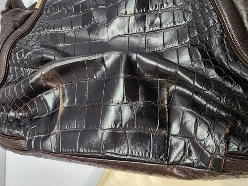 COACH Bag Madison Satchel Dark Chocolate Brown - Picture 16 of 23