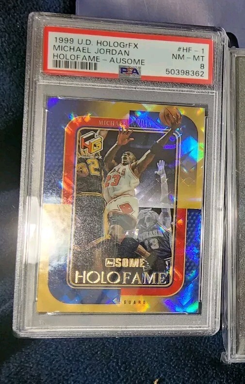 Au GOLD MICHAEL JORDAN SSP HOLOGRFX #HF-1AU AUSOME HOLOFAME