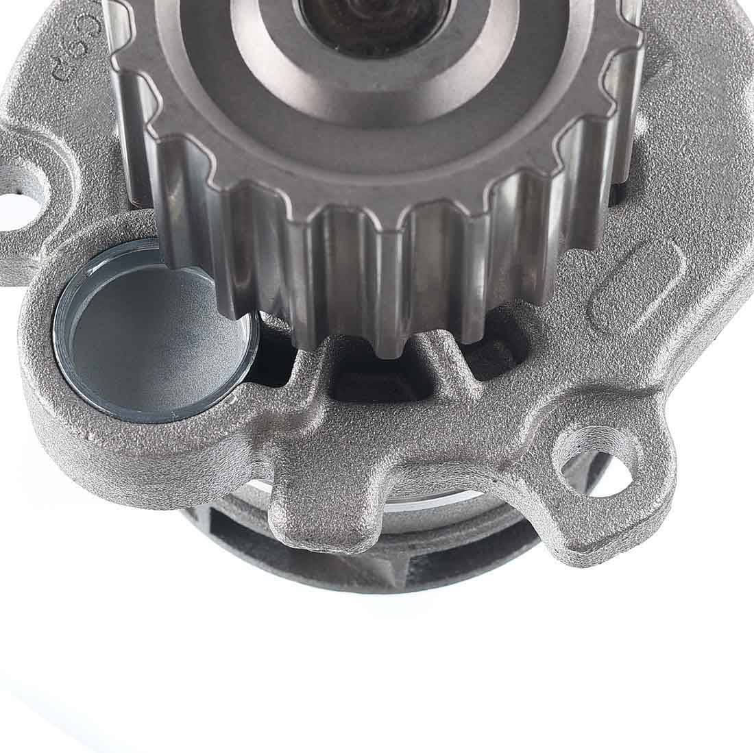 Wasserpumpe Für Audi A3 2006-2009 - 022121011 Frontmotor Kühlmittelpumpe - Metall Silber