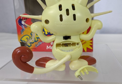1998 Pokemon Meowth #52 Electronic Chattering Voice Figure Toy w/ Box Works - Picture 15 of 16
