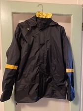 LEERJIA Waterproof Windproof Rain JACKET PANTS SET M EXCELLENT