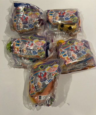 1998 Nickelodeon NICKEL-O-ZONE (Complete SET of 5 Toys) by Burger