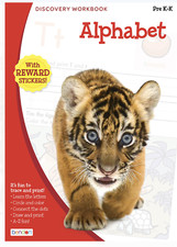 Discovery Workbook Alphabet with Reward Stickers Pre K-K NEW Free Shipping
