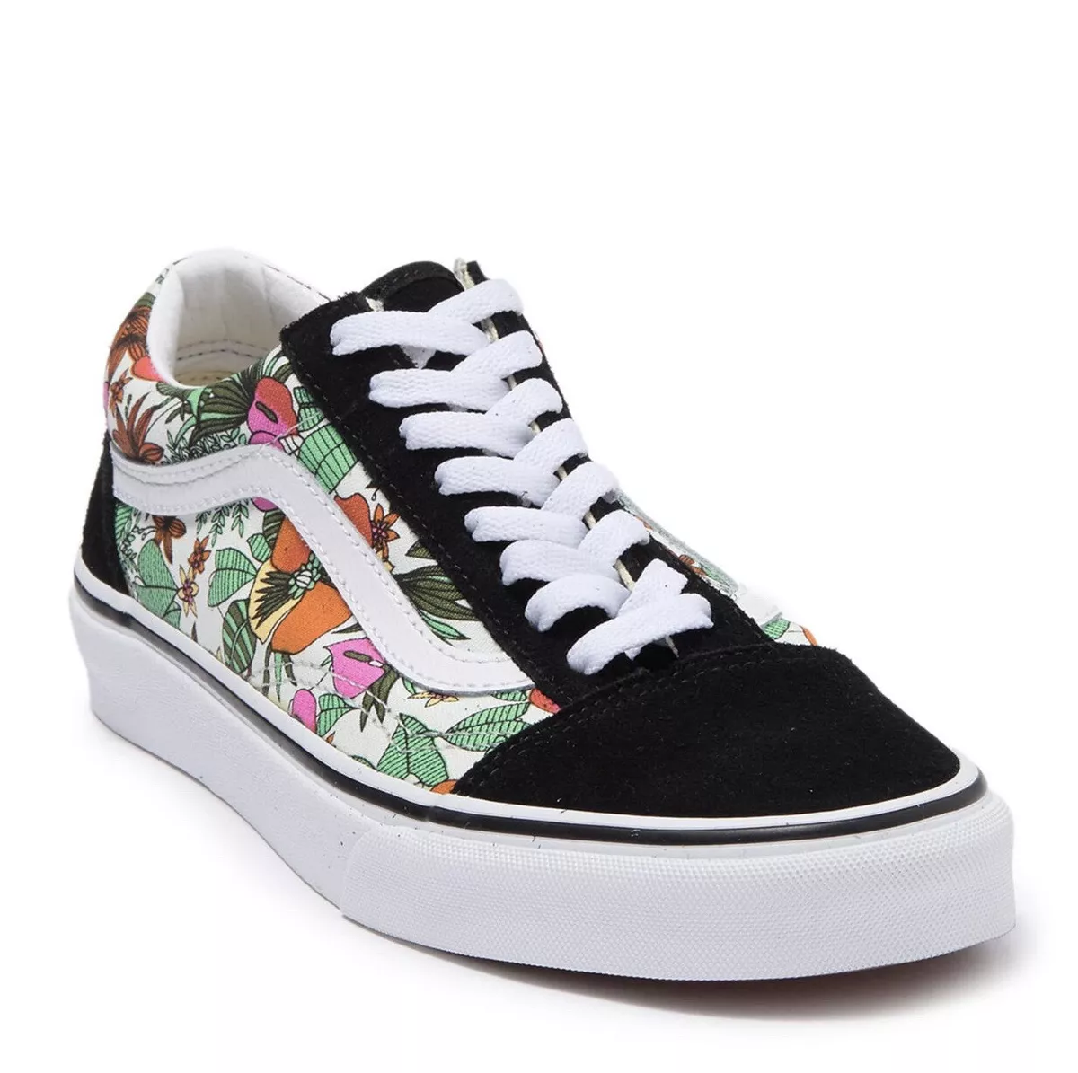 Vans Skool Floral Print Sneaker Size 8 MSRP $60 | eBay