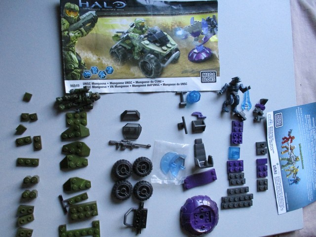 Halo MEGA Bloks 96849 - UNSC Mongoose Instructions for sale online | eBay