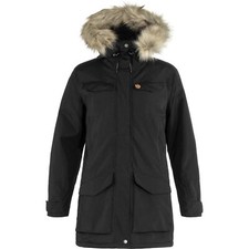 Fjallraven Nuuk Parka Women's Winter Jacket, Black, Medium