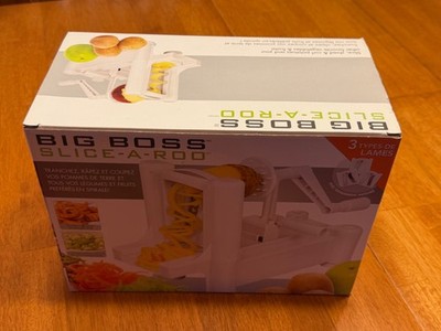New - BIG BOSS SLICE-A-ROO by EMSON #9267FE, Slice, Shred, Curl, 3 Blade Types
