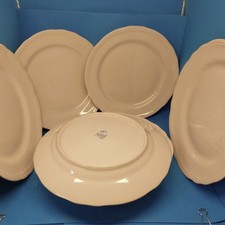 Richard Ginori Mod. Antico Doccia 1 Piatto Piano Logo Blu