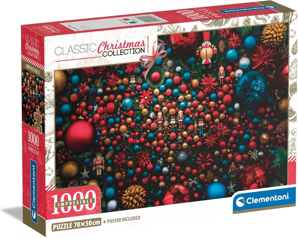 Clementoni Impossible Christmas Vibes Jigsaw Puzzle (1000 Pieces) - Image 2 of 3