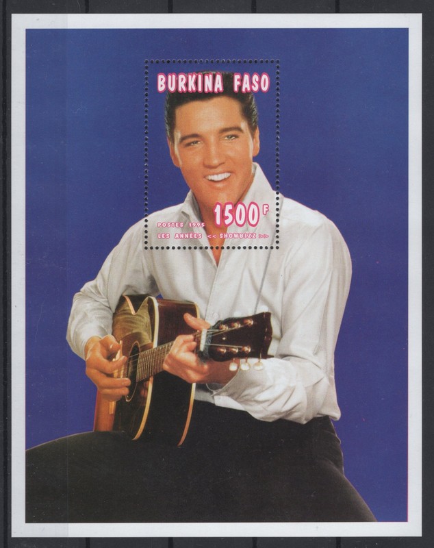 Burkina Faso 1996. Elvis Presley. Scott # 1062. MNH, VF