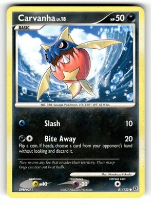 81/132-Carvanha-Common MP-Secret Wonders (SW)
