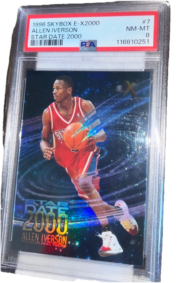 1996-97 Skybox E-X2000 - Star Date 2000 Allen Iverson #7 (RC)