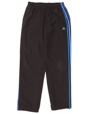 Adidas Mens Climalite Tracksuit Trousers Medium Black Polyester AX14