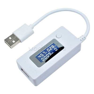 USB LCD Display Tester Voltmeter Ammeter Voltage   Power Capacity Detector *uq