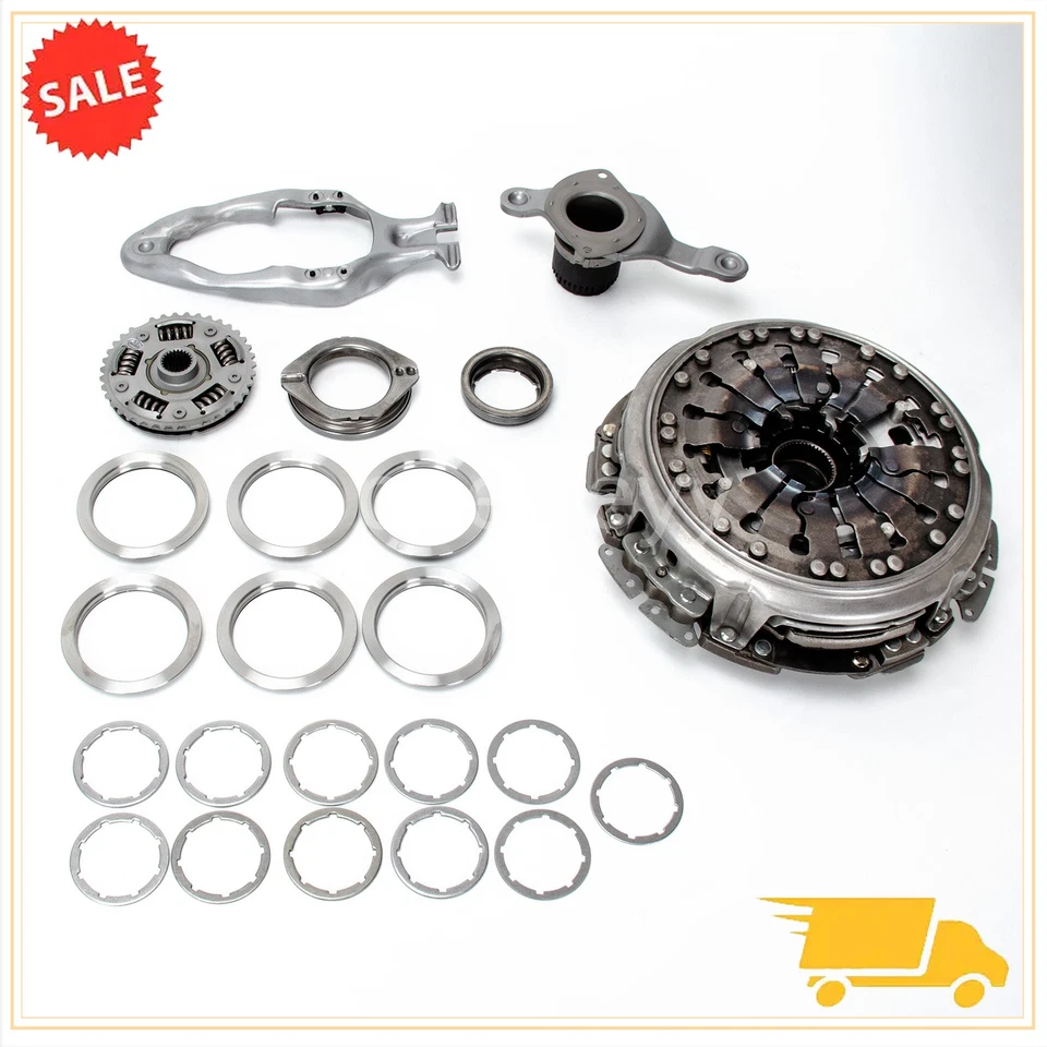 Juego de embrague doble OEM LUK DQ200 0AM 0AM198140S Audi VW Golf 1.0T 1.2T 1.4T 1.8T Foto 4 de 4