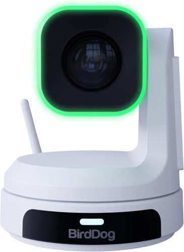 BirdDog X1 Advanced 1080p PTZ Camera with Full HD NDI|HX3 20x Zoom - White