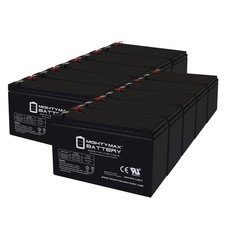 Mighty Max 12V 7Ah F2 Battery Compatible with CyberPower RB1270X2C - 10 Pack